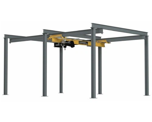 Column Frame Free Standing Over Head Crane(4)