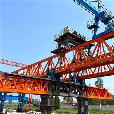 Maszyna budowlana Bridge Lancher o masie 120 ton