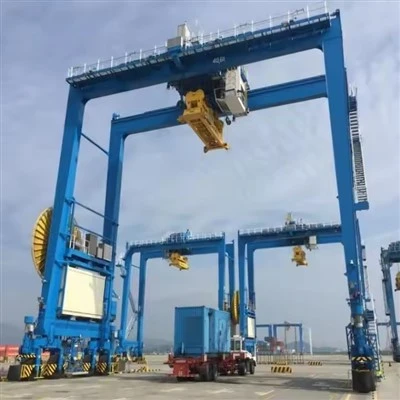 Suwnica bramowa z oponami gumowymi o udźwigu 75 ton